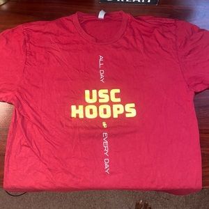 USC BASKETBALL HOOP TSHIRT